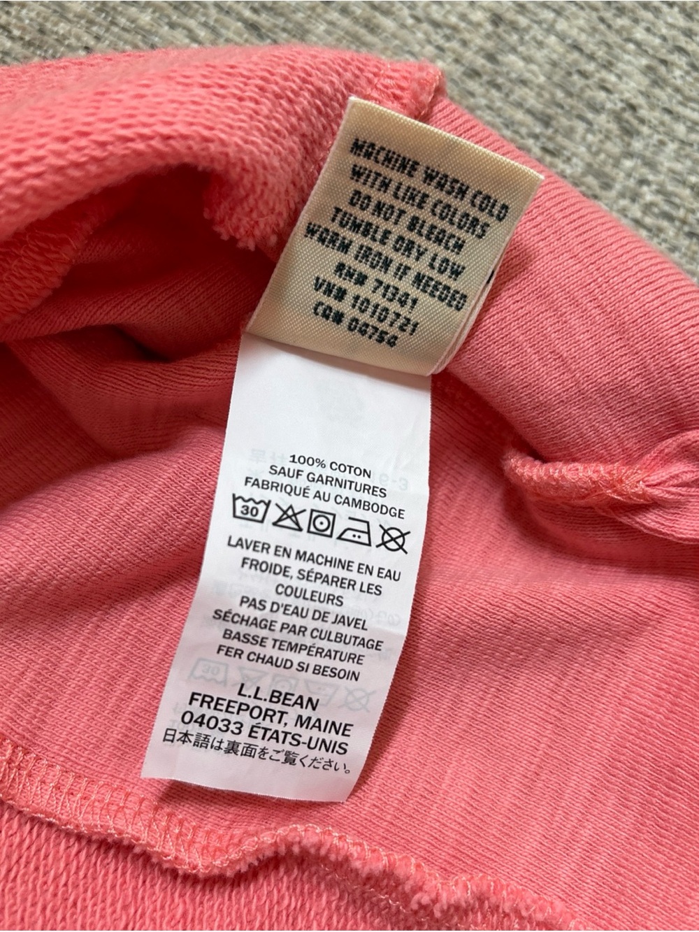 L.L. Bean Coral Short-Sleeve women’s sweater fair condition Sz s - Picture 12 of 16